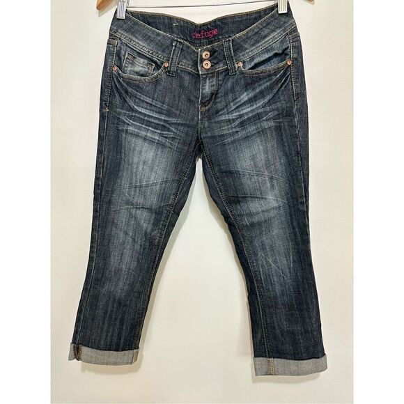 Blue denim jeans capri - Picture 3 of 7